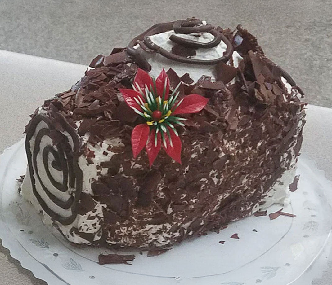 Chocolate Mousse Yule Log