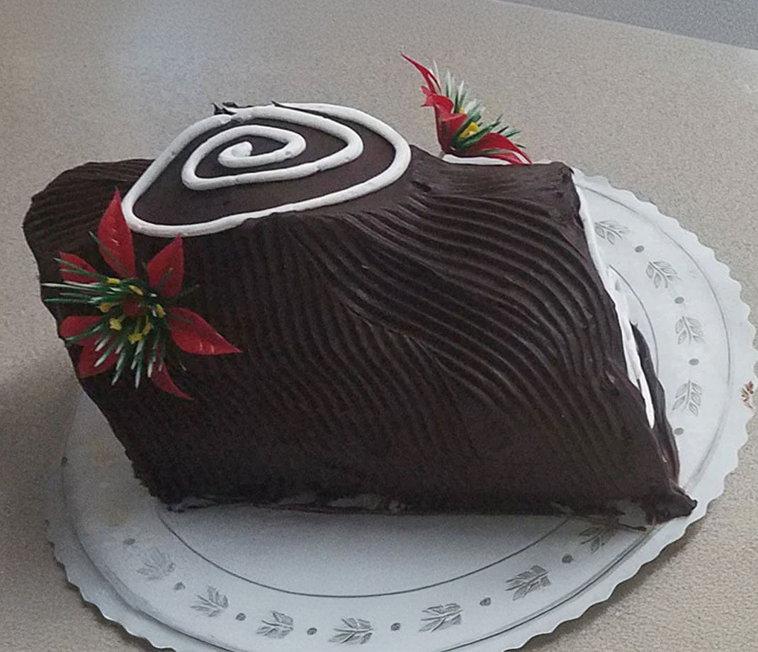 Dark Chocolate Truffle Yule Log