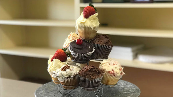 Assorted Cupcake Tower