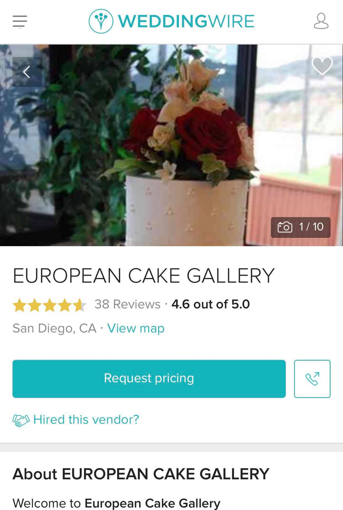 It's nice to be recognized, we make only the best for our couples!