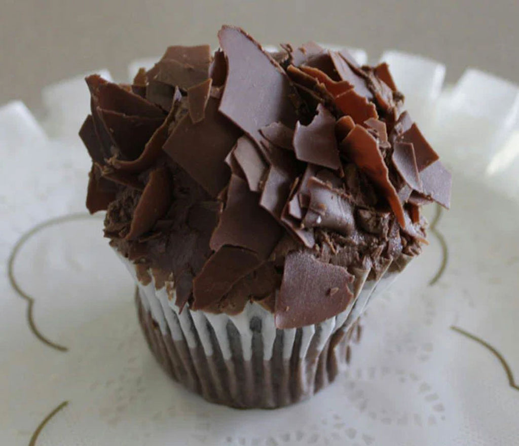 Chocolate with Mousse and Chocolate Shavings