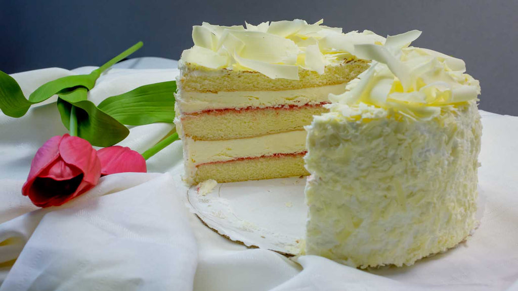 White Bavarian with Fresh Strawberries (seasonal) – European Cake Gallery